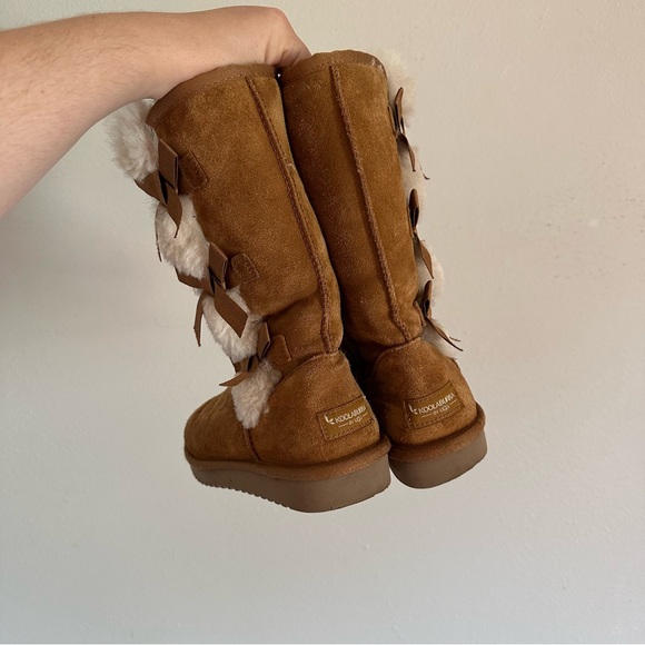 Kookaburra Ugg Chestnut Victoria Tall Bow Boots - Picture 7 of 9